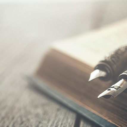 woman author portrait writing